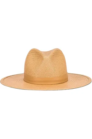 Janessa Leone Simone Hat in Sand - Neutral. Size L (also in M, S).