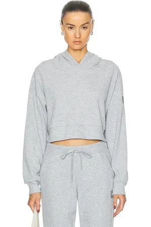 alo Muse Hoodie Sweatshirt in Athletic Heather Grey - Grey. Size L (also in ).
