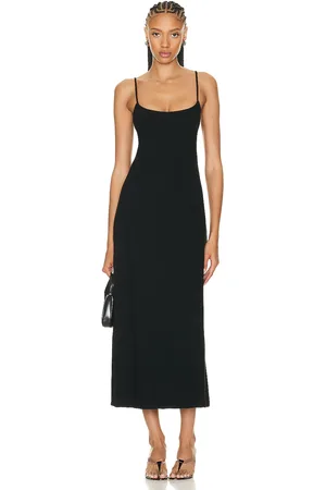 Leset Rio Maxi Tank Dress in Black - Black. Size L (also in S).