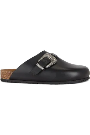 Saint Laurent Western Buckles Mule in Noir - Black. Size 40 (also in ).