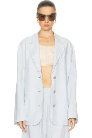Acne Studios Jimoni Baggy Blazer in Pale Blue - Blue. Size 42 (also in ).