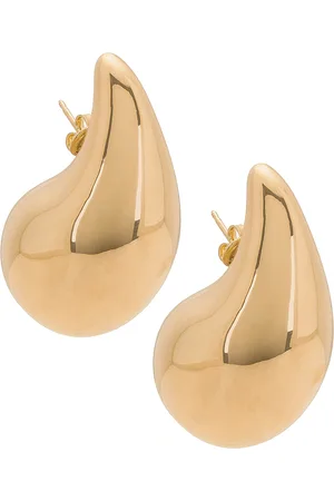 Bottega Veneta Drop Earrings in Gold - Metallic Gold. Size all.