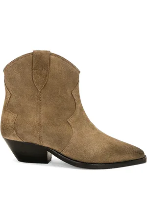 Isabel Marant Dewina Washed Iconic Boot in Taupe - Taupe. Size 36 (also in 37, 41).