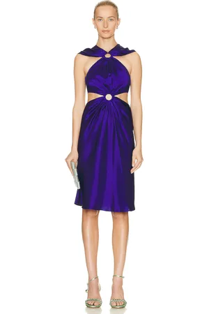 Stella McCartney Sleeveless Midi Dress in Sapphire Blue - Royal. Size 34 (also in 36).