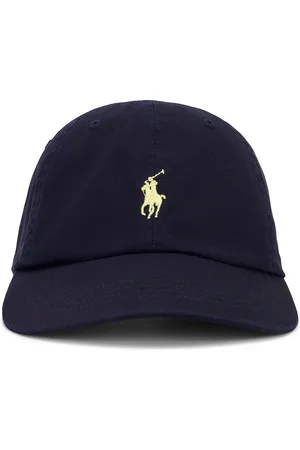 Ralph Lauren Chino Cap in Relay Blue in Relay Blue & Wicket Yellow - Blue. Size all.