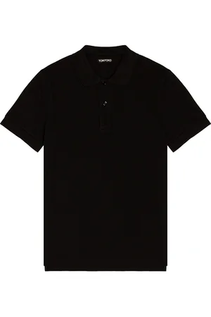 Tom Ford Garment Dyed Polo in Black - Black. Size 44 (also in 46, 52).