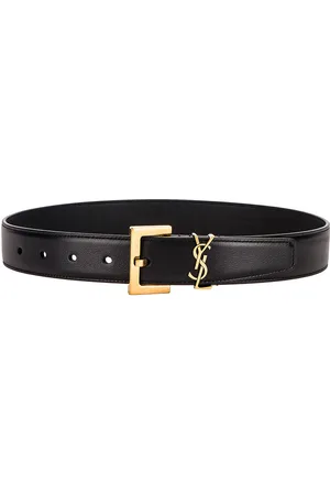 Saint Laurent Monogramme Belt in Nero - Black. Size 85 (also in 65, 70, 95).