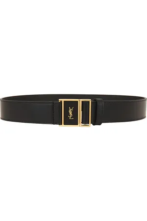 Saint Laurent Cassandre Belt in Nero - Black. Size 65 (also in 70, 75, 80, 85).