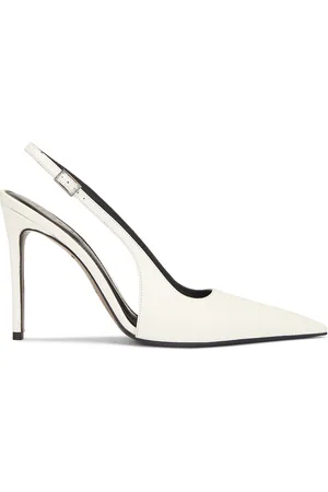 Retrofete Cindy Slingback Heel in White - White. Size 36 (also in 38.5, 39).