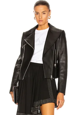 Alaïa Edition 2003 Leather Biker Jacket in Noir - Black. Size 40 (also in ).