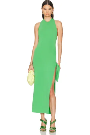 SIMON MILLER Junjo Knit Dress in Gummy Green - Green. Size S (also in ).