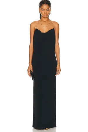 Bottega Veneta Double Fluid Viscose Knit Dress in Black - Black. Size S (also in ).