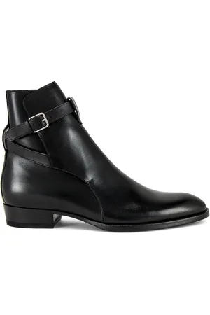 Saint Laurent Wyatt 30 Boot in Nero - Black. Size 40 (also in 41, 42, 43, 45).