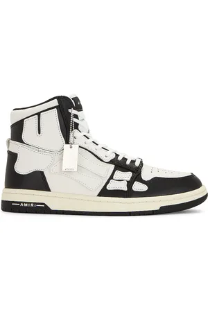 AMIRI Skel Top Hi Sneaker in Black & White - Black,White. Size 41 (also in ).