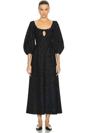 GABRIELA HEARST Madyn Dress in Black - Black. Size 36 (also in ).