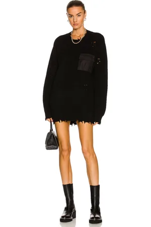 SER.O.YA Devin Sweater in Black - Black. Size L (also in XL, XS, XXS).