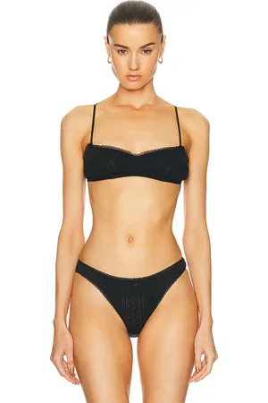 Cou Cou Intimates The Balconette Bra in Black - Black. Size XL (also in ).