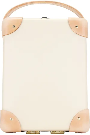 Globetrotter Safari 3 Slot Watch Case 16x22.5x9cm in Ivory & Natural - Cream. Size all.