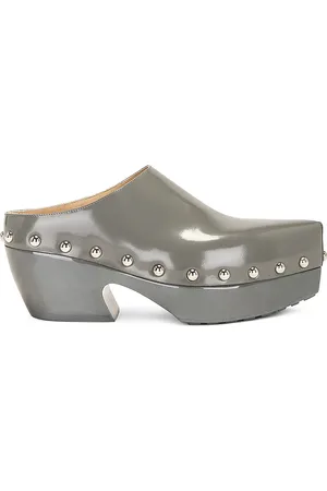 Bottega Veneta Clog Mule in Cobblestone - Grey. Size 36 (also in 37, 38, 40).