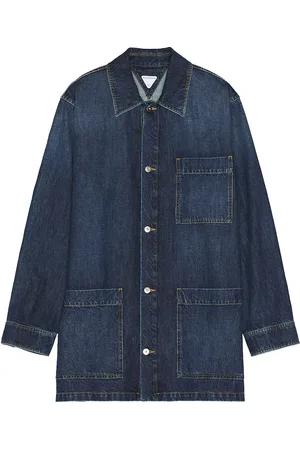 Bottega Veneta Original Medium Wash Indigo Jacket in Mid Blue - Denim-Dark. Size 52 (also in ).
