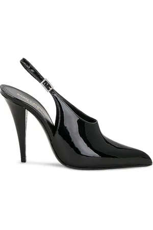 Saint Laurent Nico Slingback Pump in Nero - Black. Size 36.5 (also in 38, 39, 39.5).