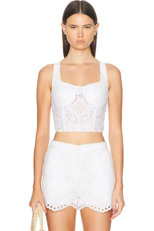 CHARO RUIZ IBIZA Mariel Top in Ivory Lolita - Ivory. Size XS (also in ).