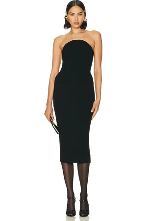 Khaite Rumer Dress in Black - Black. Size L (also in M).