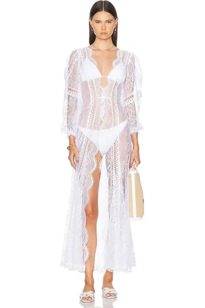 CHARO RUIZ IBIZA Lodie Jacket in White - White. Size L (also in ).