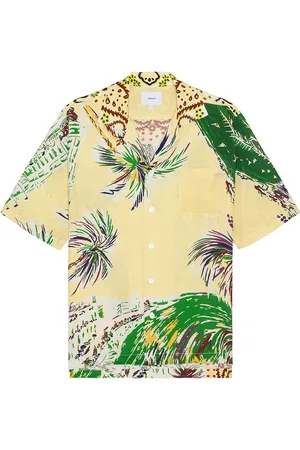Rhude Palmina Silk Shirt in Multi - Multi. Size M (also in S).
