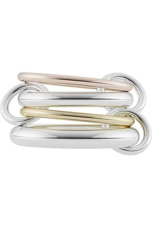 SPINELLI KILCOLLIN Hyacinth Ring in Sterling Silver & 18K Yellow Gold & 18K Rose Gold - Metallic Gold. Size 5 (also in 5 1/4).