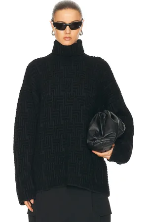 FEAR OF GOD Straight Neck Relaxed Sweater in Black - Black. Size XL/1X (also in ).