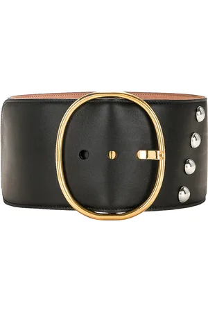 Alaïa Ovale Belt in Noir - Black. Size 65 (also in 75, 80).