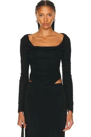 Staud Solana Top in Black - Black. Size L (also in XS).