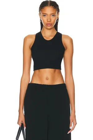 Leset Kelly Racerback Tank Top in Black - Black. Size L (also in XL).