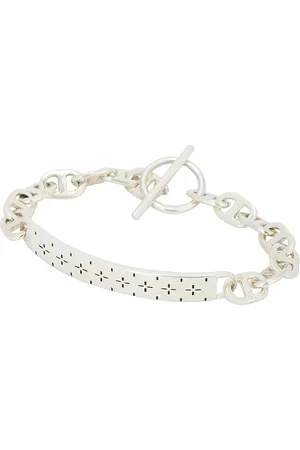Maple Bandana Id Bracelet in Silver 925 - Metallic Silver. Size S (also in ).