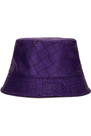 Bottega Veneta Intreccio Jacquard Nylon Hat in Unicorn - Purple. Size L (also in S).