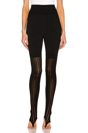 Alaïa Lace Legging in Noir - Black. Size S (also in ).