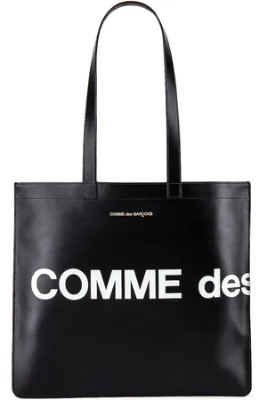 Comme des Garçons Huge Logo Tote Bag in Black - Black. Size all.