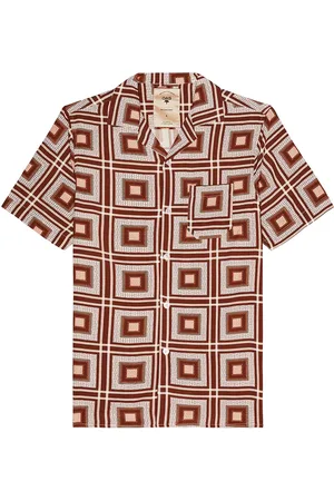Oas Viscose Shirts in Brown - Brown. Size M (also in S, XS).