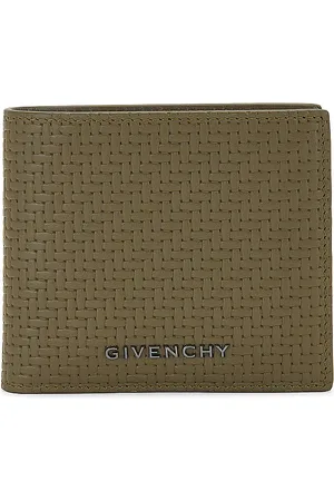 Givenchy 8cc Billfold Wallet in Khaki - Green. Size all.