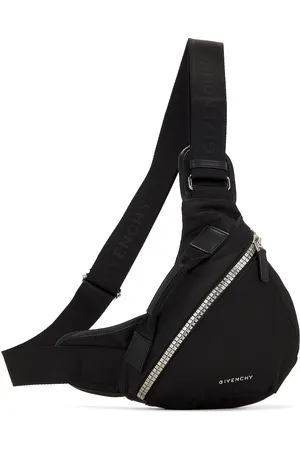 Givenchy G-Zip Triangle Bag in Black - Black. Size all.