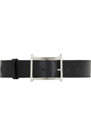 Helsa Logo Belt in Black - Black. Size M (also in L, S, XL, XS).