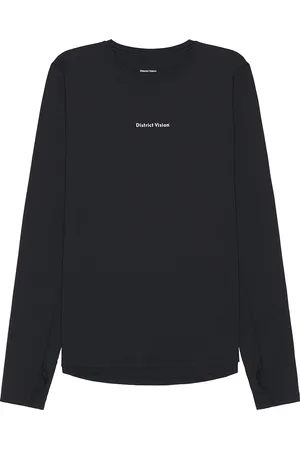 District Vision Aloe Long Sleeve T-shirt in Black - Black. Size S (also in ).