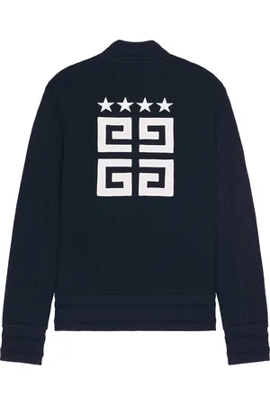 Givenchy Knitted Varsity Jacket in Dark Navy - Blue. Size M (also in XL/1X).