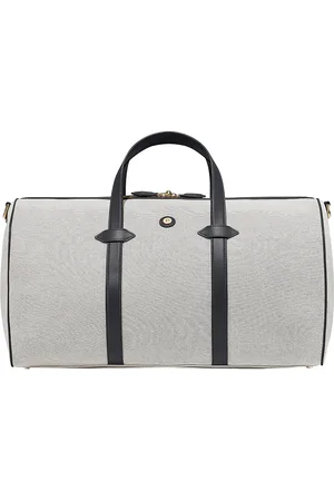 Paravel Main Line Embroidered Duffle Bag in Domino Black - Black. Size all.
