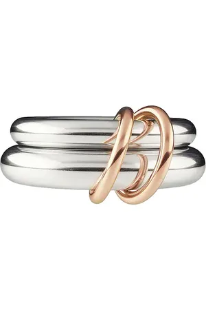 SPINELLI KILCOLLIN Virgo SG Ring in Sterling Silver & 18K Rose Gold - Metallic Silver. Size 10 (also in 5 1/2, 5 1/4).