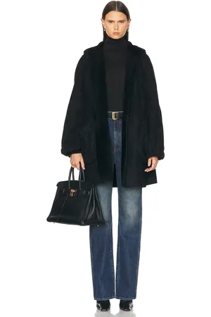 Fendi Shearling Jacket in Black - Black. Size 44 (also in ).