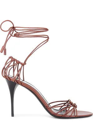 Saint Laurent Babylone Sandal in Aesthetic Brown - Brown. Size 37 (also in 38, 38.5, 39, 40).