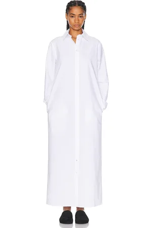 The Row Izumi Dress in OFF WHITE - White. Size M (also in XS).