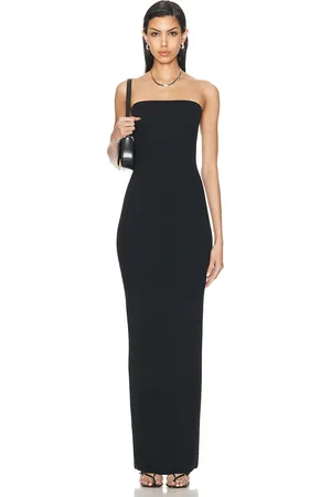 ÉTERNE Tube Maxi Dress in Black - Black. Size L (also in M, S, XL, XS).